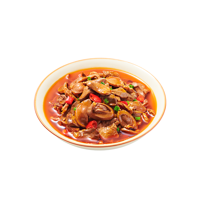 Spicy Chicken Gizzards and Offal