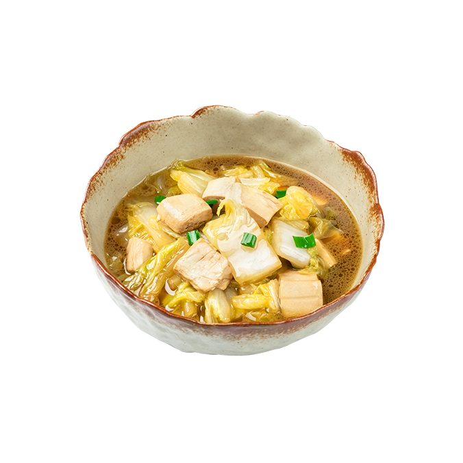 Braised Tofu with Chinese Cabbage